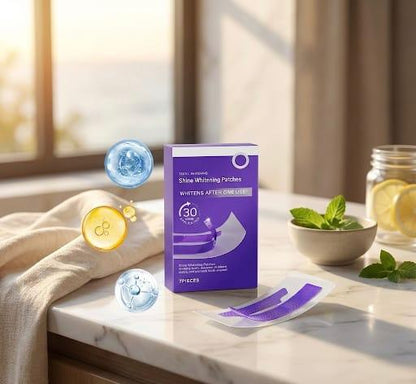 Professional Teeth Whitening Strips 7PCS- Purple Non-Sensitive Whitening Patches